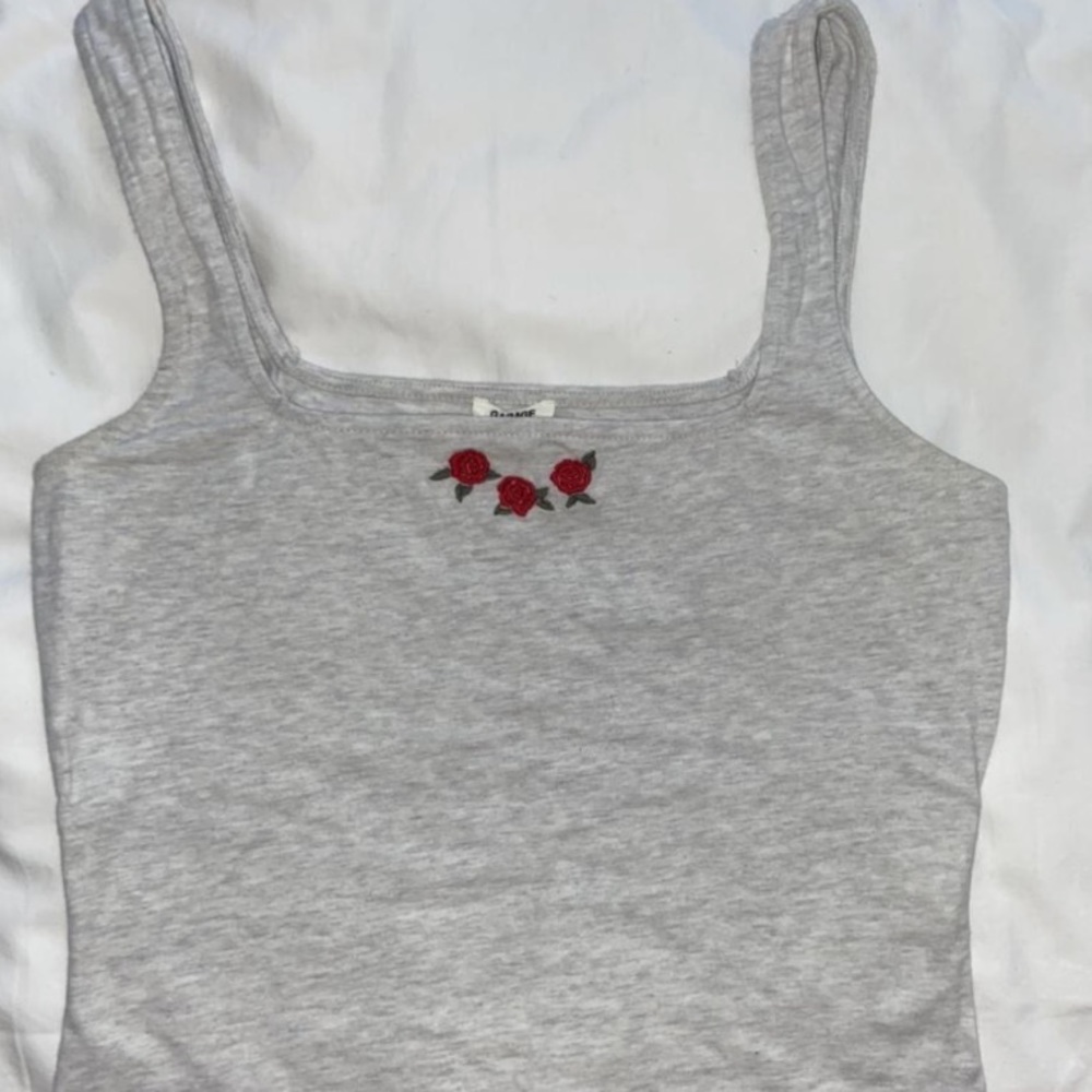 Grey tank top from garage